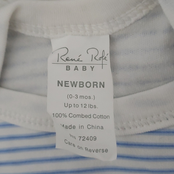 Rene Rofe Striped Bodysuit - Picture 2 of 4